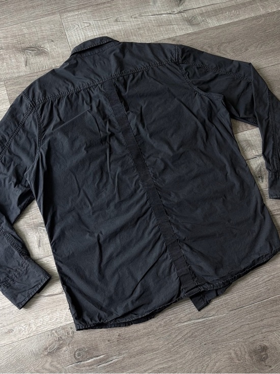 INC International Concepts Long Sleeve Snap Button Up Size XL Black Skull Grunge - Picture 6 of 11